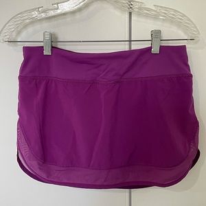 Lululemon mesh trim running/tennis/golf skort